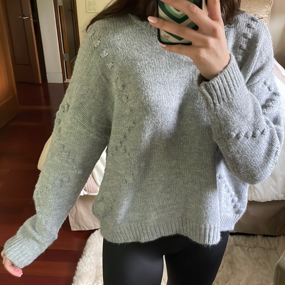 Bloomingdales Aqua Sweater